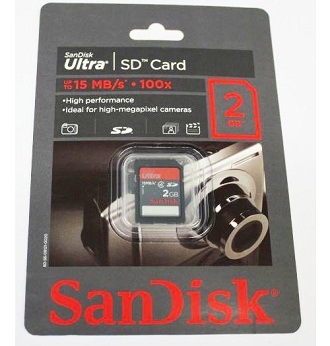  SanDisk SD 2GB ULTRA /Retail
